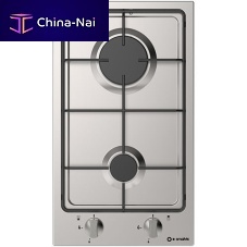 Gas cooktop DOMINO 30 : 10116840002 burnerbuilt-inwith knobs