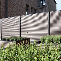 Fence with panels FUSIONgardenaluminumpadouk