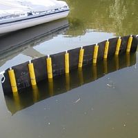 Pollution control boom VBRfloatingintertidal