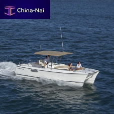 Center console catamaran L90 LXinboarddiesel enginetwin-engine