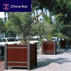 Oak planter Sarlatmahoganygalvanised steelsheet steel