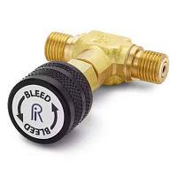 Vent valve QTHA-TV series manualbleedthreaded