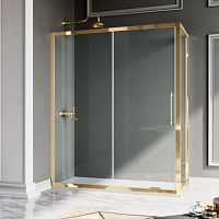 Sliding shower screen fixedrectangularcurved