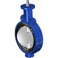 Butterfly valve ITEM 37 seriesleverfor liquid food products and beverageswafer