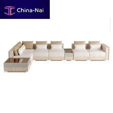 Modular sofa EVENcontemporaryfabricleather