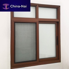 Aluminum window slidingdouble-glazedbrown