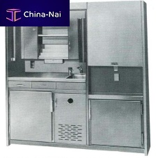 Intensive care workstation 60-PVN with sinkstainless steel