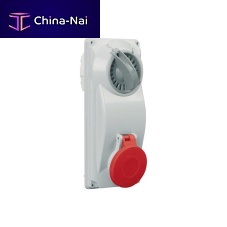 Wall-mounted plug and socket 492124IECRoHS