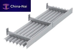 Aluminum solar shading CALERO C-Hfor facadehorizontal