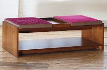 Contemporary upholstered bench FENTICEfabricwhite