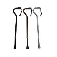 Walking stick with offset handle HMP-20042height-adjustable