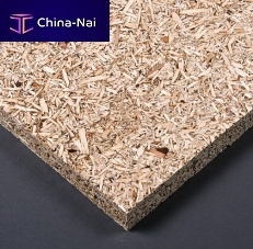 Ceiling acoustic panel WOOD FLAKEparticle boardrectangularfor interior