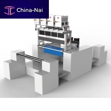 Laser perforating machine multi-headfor the packaging industry