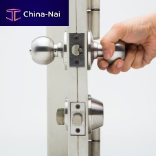 Contemporary door knob aluminum