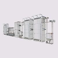 Continuous dyeing machine MFR H SEtextilestrip fabric