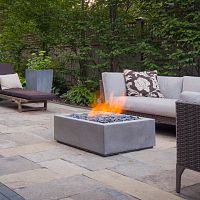 Gas fire pit BENTOconcretesquaregray
