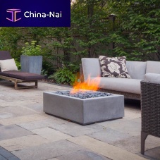 Gas fire pit BENTOconcretesquaregray