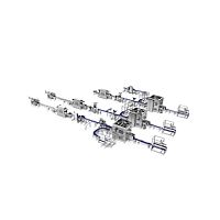Processing line for the food industry