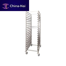 Food tray trolley commercialstainless steel