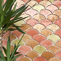 Indoor tile ES084gardenpoolsidewall
