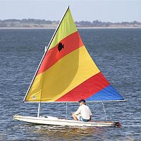 Single-handed sailing dinghy SunfishregattarecreationalSunfish