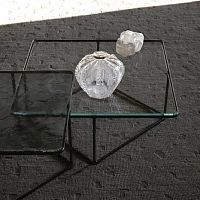 Contemporary coffee table LemanteglassMDFmarble
