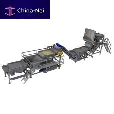 Green pea processing line
