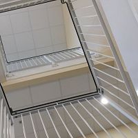 Metal railing balustradeindoorfor stair