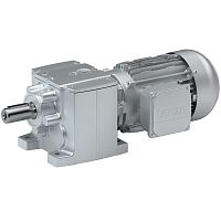 Three-phase gear-motor g500-H + m500helical gearcoaxialsolid-shaft