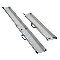 Transportable wheelchair ramp Telescopicfoldable