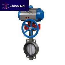 Butterfly valve pneumaticregulatingdrain
