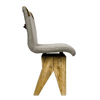 Rustic chair FST0041indoorsolid woodleather
