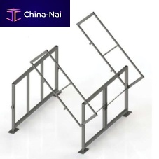 Fall-arrest barrier flexiblerotatingsteel mesh