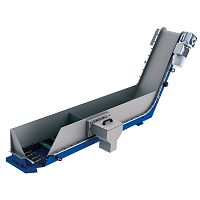Chip conveyor DM seriesmagnetic belt