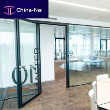 Flush door BI-AFFLEURANTEinteriorwoodenglass