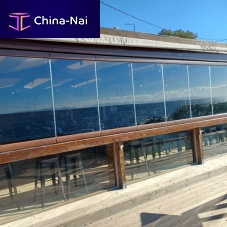 Panel curtain wall IN SARONIDA, ATTICAglasswoodenaluminum