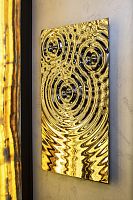 Electric towel radiator INTERFERENCE TOWEL DRYERcontemporaryglassrectangular