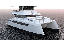 Catamaran express cruiser 1200outboardtwin-engineflybridge