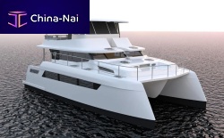 Catamaran express cruiser 1200outboardtwin-engineflybridge