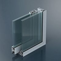 Interior door aluminumslidingclear glass