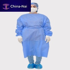 Unisex surgical gown blue
