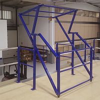 Security safety pivot gate 43201swing