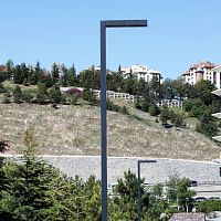 Urban lamp post IMISTRALcontemporarycast aluminumstainless steel