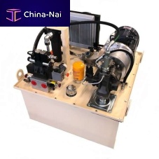 Electrically-powered hydraulic power pack for forkliftscylinderair conditioner