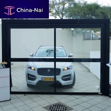 Folding patio door FULL GLASSgalvanised steeldouble-glazedsecurity