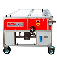 Stainless steel profile roll forming machine WUKO 0420for aluminum profilesmobilewith cutting