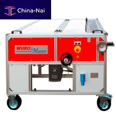 Stainless steel profile roll forming machine WUKO 0420for aluminum profilesmobilewith cutting