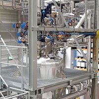 Continuous reactor processfor the pharmaceutical industryfor food hygienization