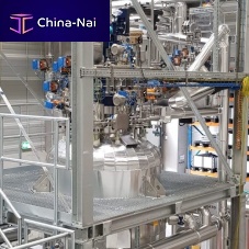 Continuous reactor processfor the pharmaceutical industryfor food hygienization