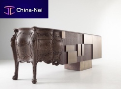 Traditional sideboard EVOLUTION lacquered woodoakwalnut